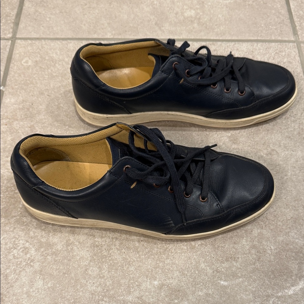 Cole Haan Dark Blue Leather Sneakers